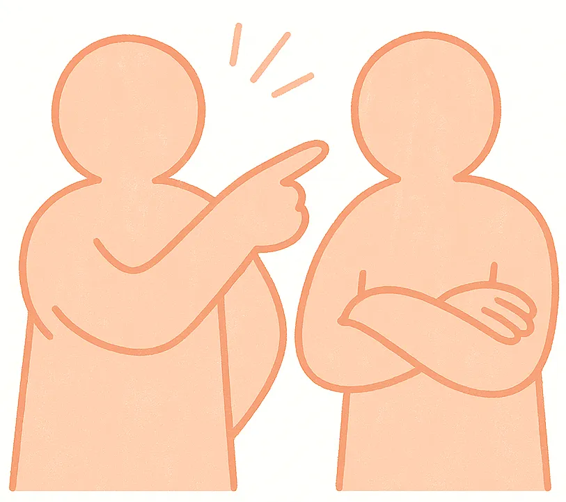 Immagine che esprime conflitti familiari